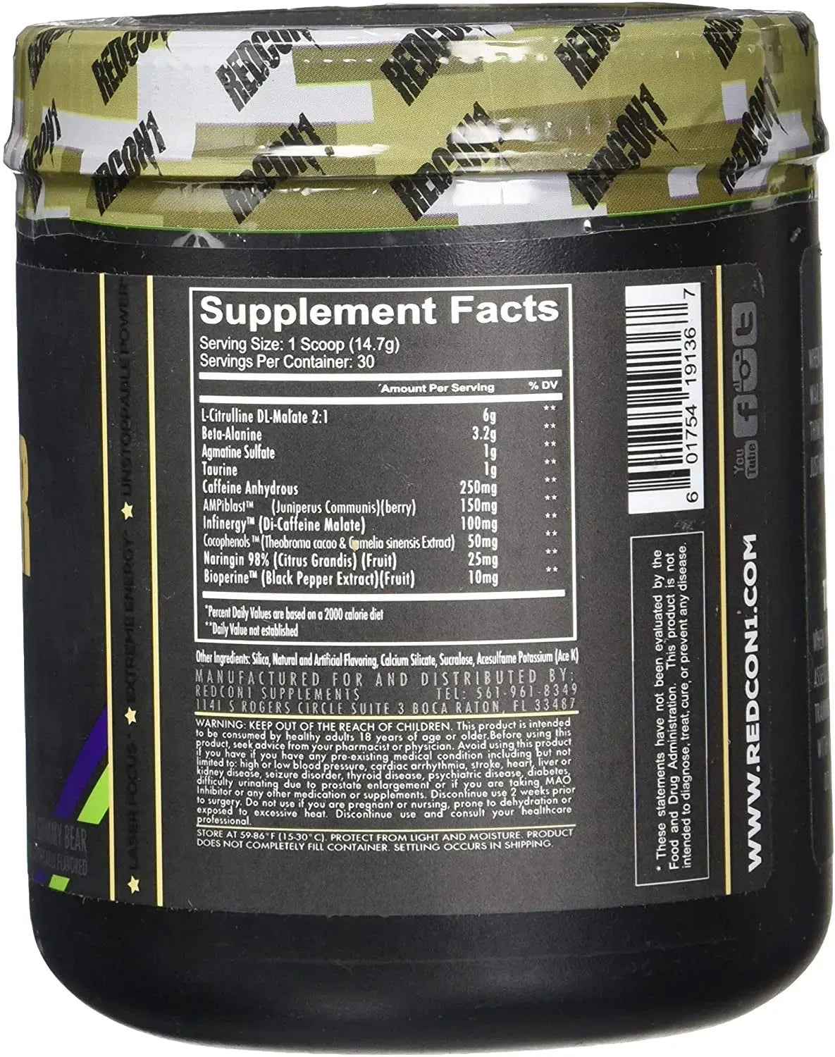 REDCON1 - Redcon1 Total War 30 Servicios - The Red Vitamin MX - Suplementos Alimenticios - {{ shop.shopifyCountryName }}