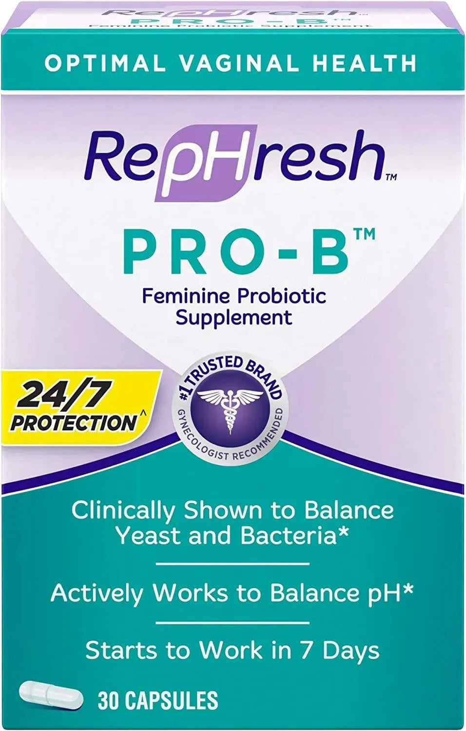 REPHRESH - RepHresh Pro B Probiotic For Women 30 Capsulas - The Red Vitamin MX - Suplementos Alimenticios - {{ shop.shopifyCountryName }}