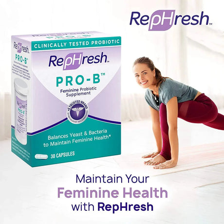 REPHRESH - RepHresh Pro B Probiotic For Women 30 Capsulas - The Red Vitamin MX - Suplementos Alimenticios - {{ shop.shopifyCountryName }}