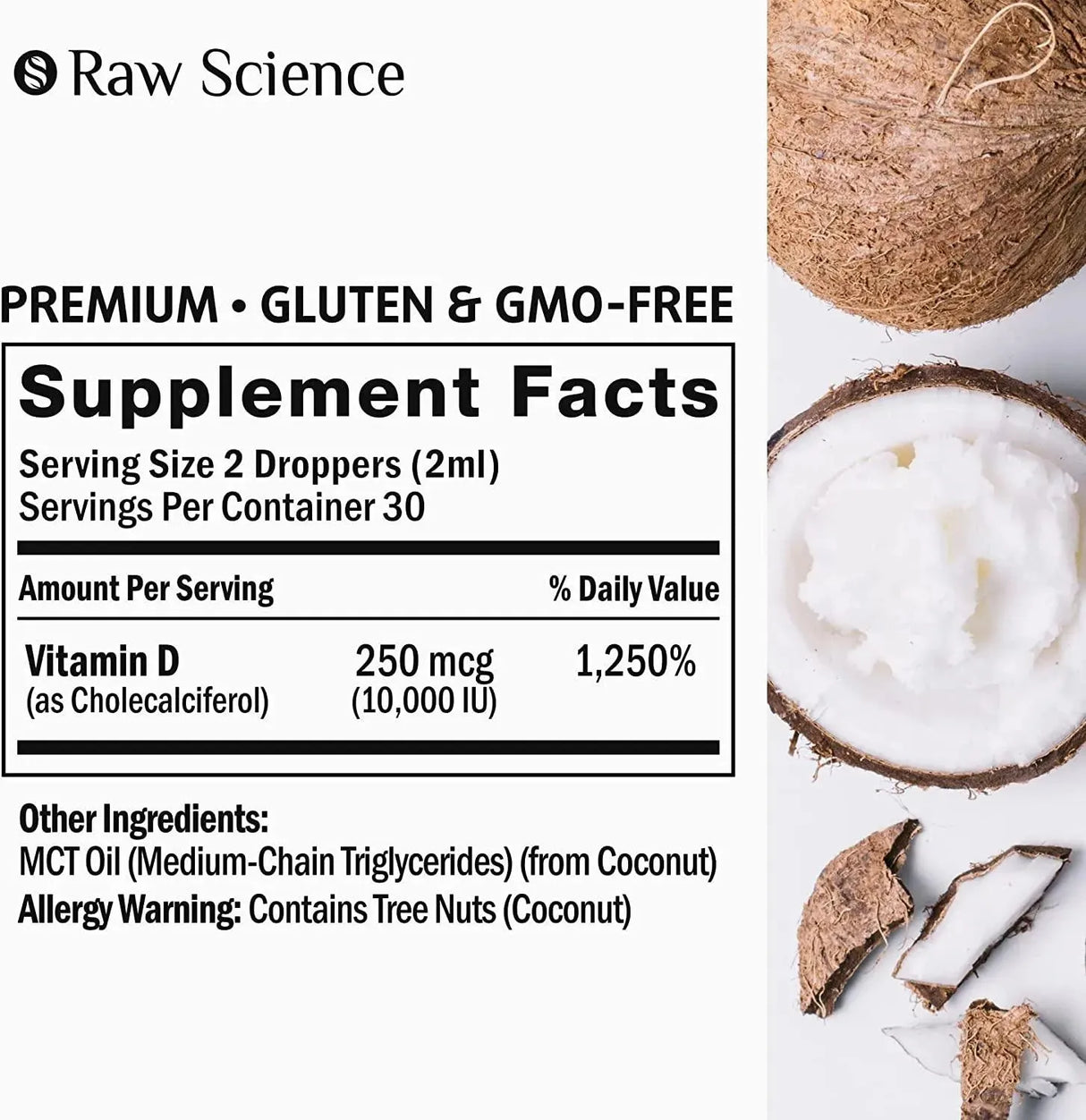 S RAW SCIENCE - S Raw Science Vitamin D3 Liquid Drops for Faster Absorption 10,000IU 2Oz. - The Red Vitamin MX - Suplementos Alimenticios - {{ shop.shopifyCountryName }}