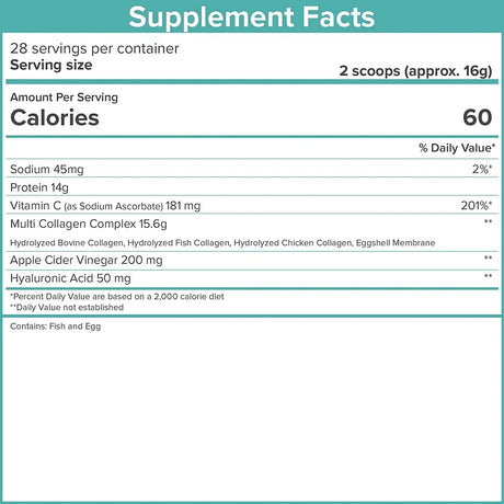 SKINNYFIT - SkinnyFit Super Youth Multi-Collagen Peptides Plus Apple Cider Vinegar, Hyaluronic Acid, & Vitamin C 15.8Oz. - The Red Vitamin MX - Suplementos Alimenticios - {{ shop.shopifyCountryName }}