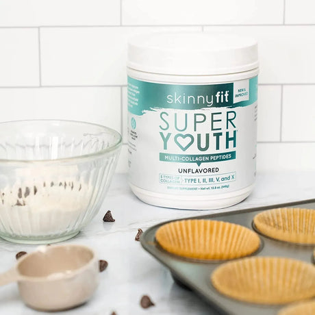 SKINNYFIT - SkinnyFit Super Youth Multi-Collagen Peptides Plus Apple Cider Vinegar, Hyaluronic Acid, & Vitamin C 15.8Oz. - The Red Vitamin MX - Suplementos Alimenticios - {{ shop.shopifyCountryName }}