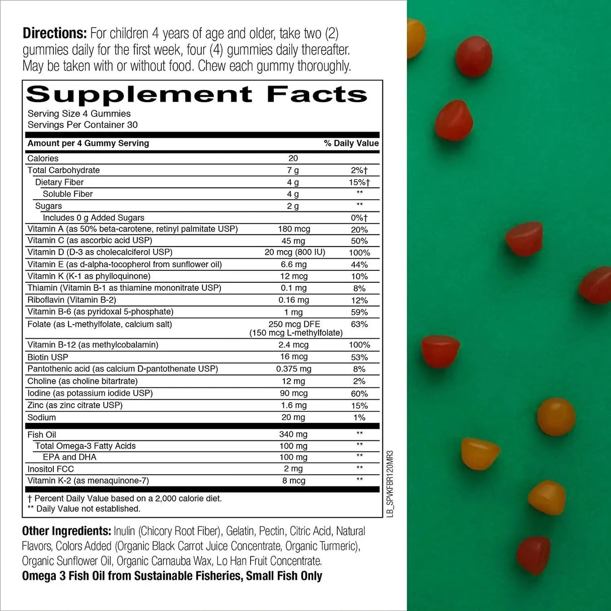 SMARTYPANTS - SmartyPants Kids Formula & Fiber Daily Gummy Multivitamin 120 Gomitas - The Red Vitamin MX - Suplementos Alimenticios - {{ shop.shopifyCountryName }}