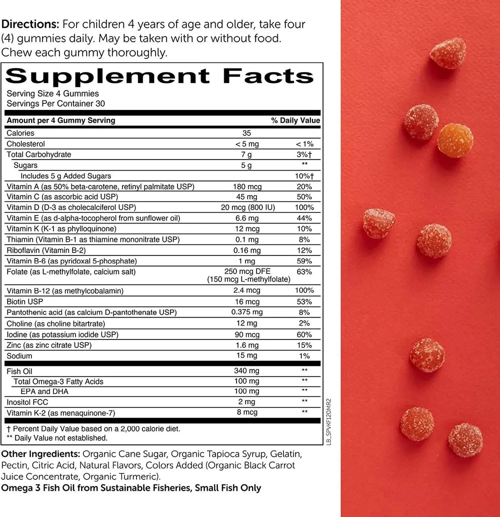 SMARTYPANTS - SmartyPants Kids Formula Daily Vitamins 120 Gomitas - The Red Vitamin MX - Suplementos Alimenticios - {{ shop.shopifyCountryName }}