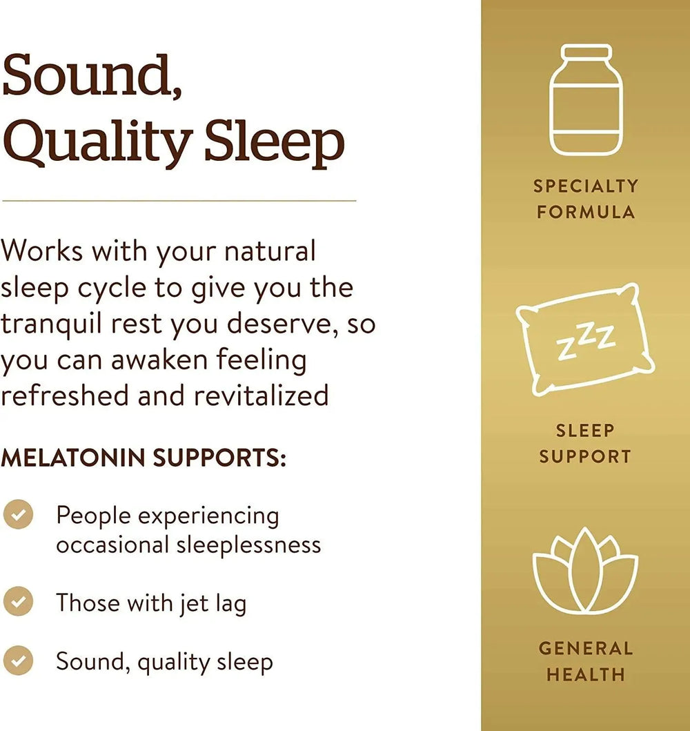 SOLGAR - Solgar Melatonin 10Mg. 60 Tabletas - The Red Vitamin MX - Suplementos Alimenticios - {{ shop.shopifyCountryName }}
