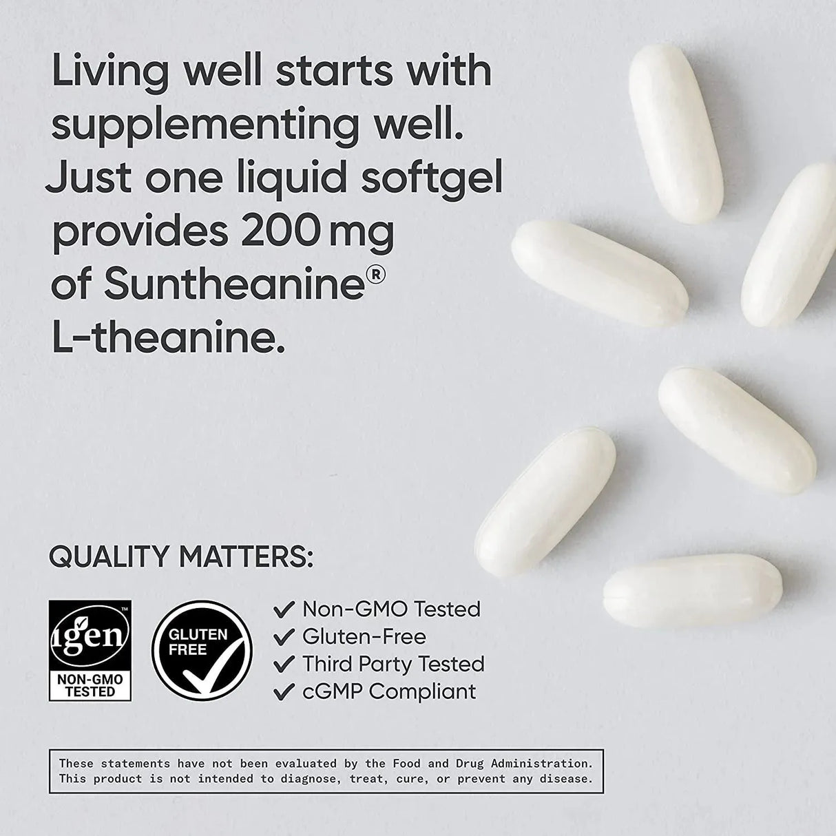 SPORTS RESEARCH - Sports Research Double Strength ‘Suntheanine’ L-Theanine with Organic Coconut Oil 200Mg. 60 Capsulas Blandas - The Red Vitamin MX - Suplementos Alimenticios - {{ shop.shopifyCountryName }}