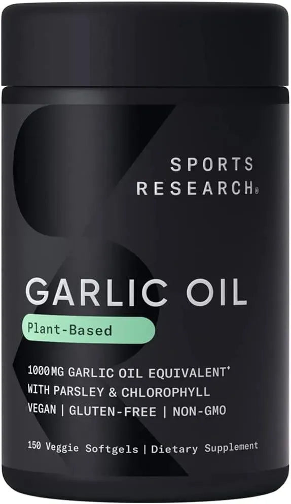 SPORTS RESEARCH - Sports Research Garlic Oil 1000Mg. 150 Capsulas Blandas - The Red Vitamin MX - Suplementos Alimenticios - {{ shop.shopifyCountryName }}