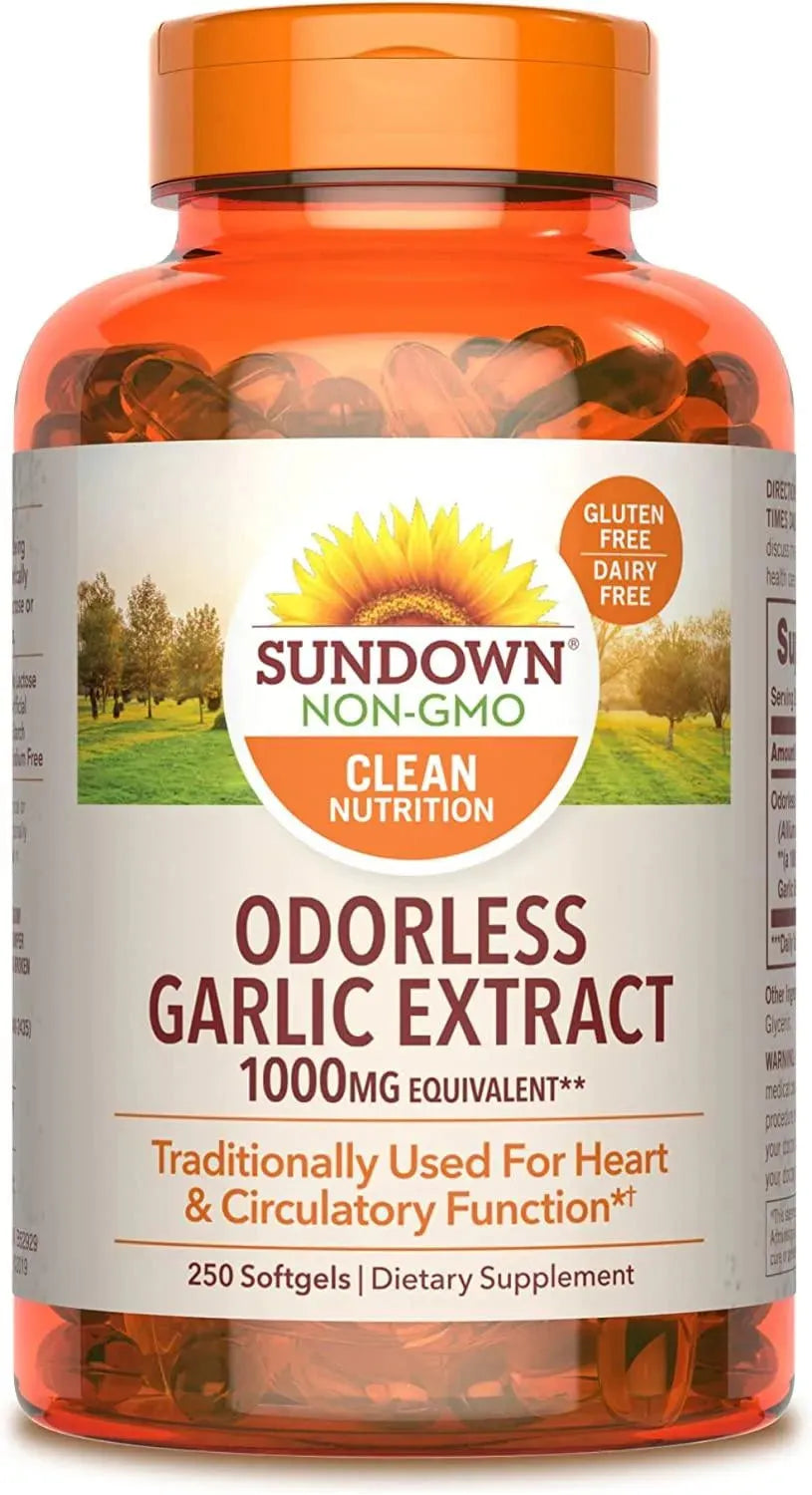 SUNDOWN - Sundown Garlic 1000Mg. 250 Capsulas Blandas - The Red Vitamin MX - Suplementos Alimenticios - {{ shop.shopifyCountryName }}