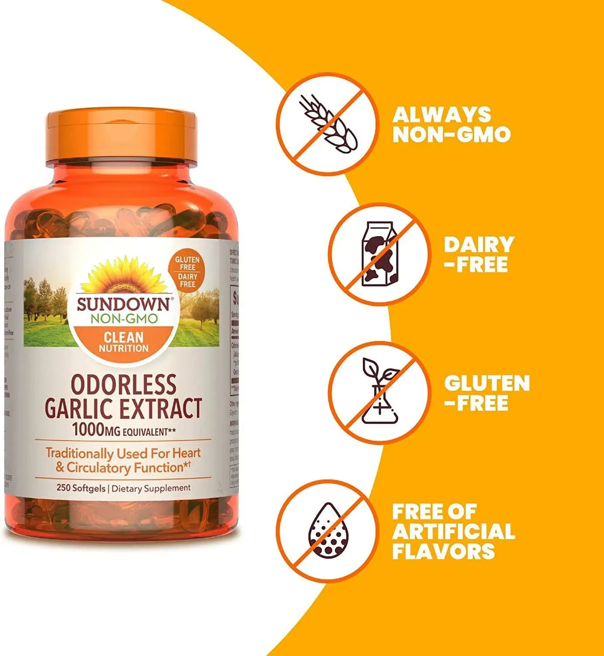 SUNDOWN - Sundown Garlic 1000Mg. 250 Capsulas Blandas - The Red Vitamin MX - Suplementos Alimenticios - {{ shop.shopifyCountryName }}