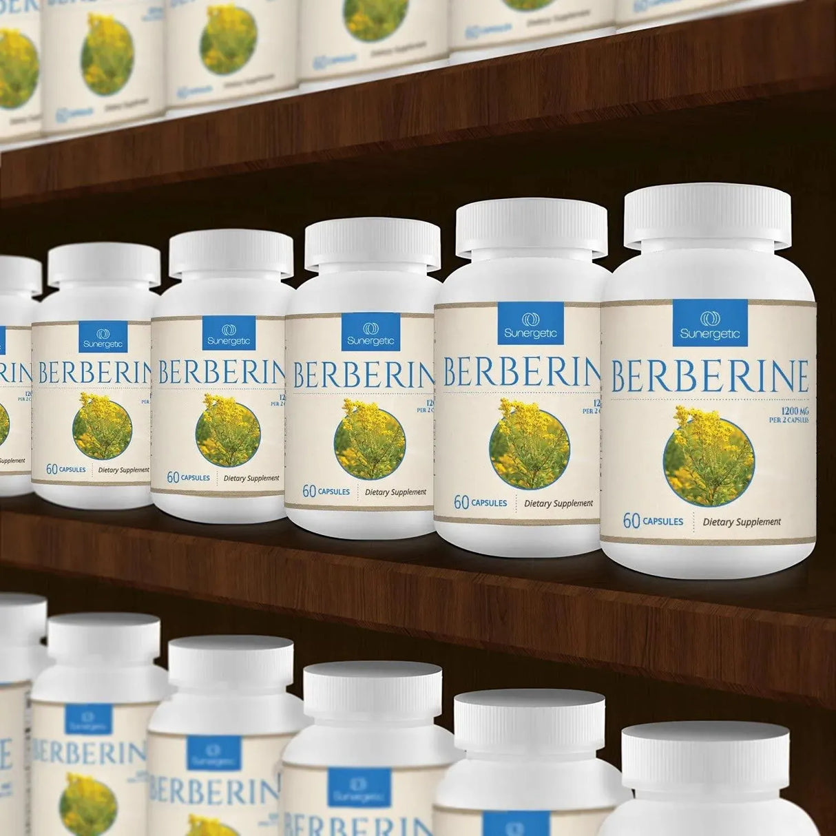 SUNERGETIC - Sunergetic Berberine 1200Mg. 60 Capsulas - The Red Vitamin MX - Suplementos Alimenticios - {{ shop.shopifyCountryName }}