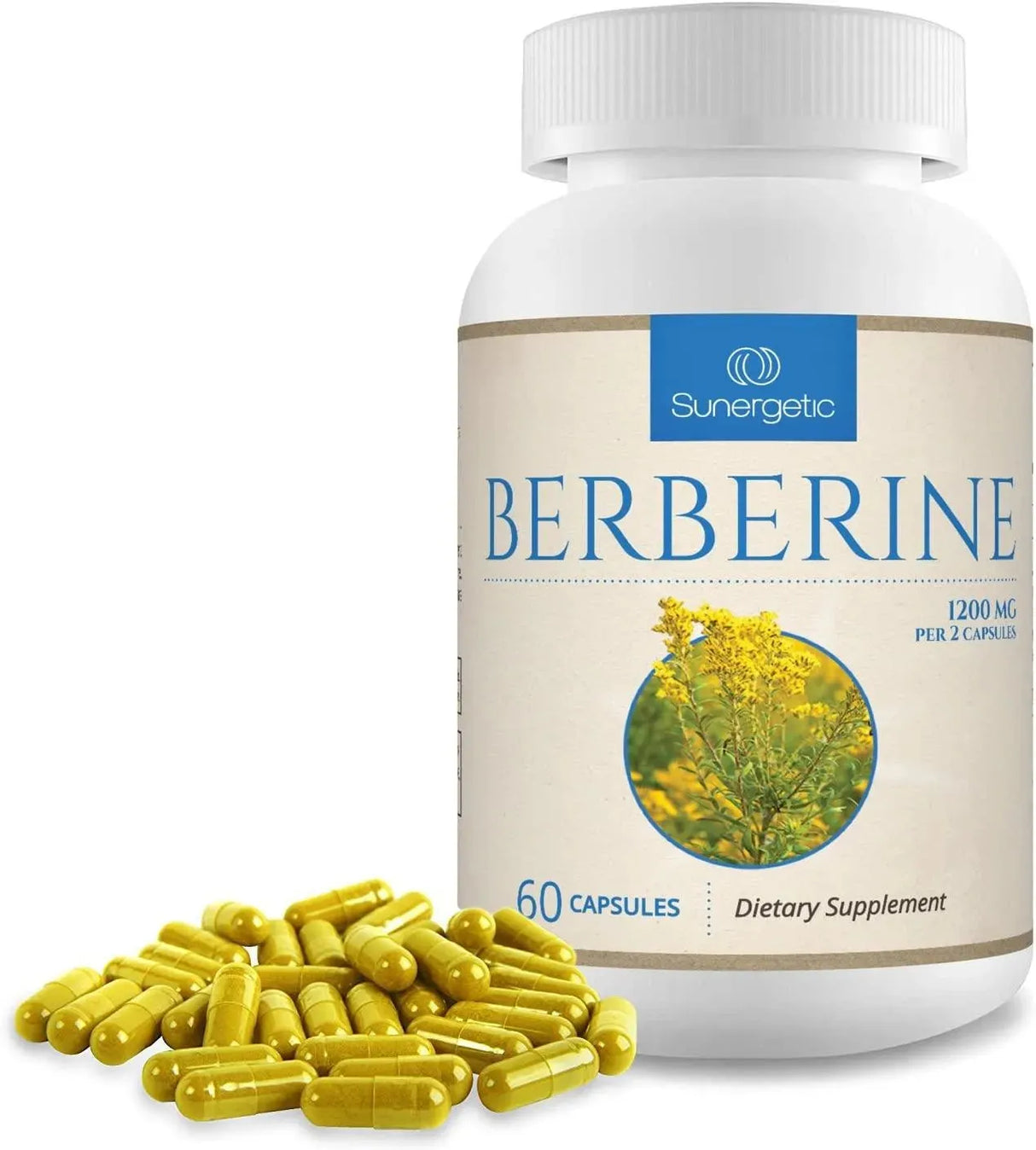 SUNERGETIC - Sunergetic Berberine 1200Mg. 60 Capsulas - The Red Vitamin MX - Suplementos Alimenticios - {{ shop.shopifyCountryName }}