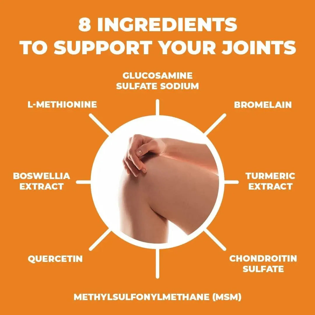 VIMERSON HEALTH - Vimerson Health Glucosamine with Chondroitin Turmeric MSM Boswellia 90 Capsulas - The Red Vitamin MX - Suplementos Alimenticios - {{ shop.shopifyCountryName }}