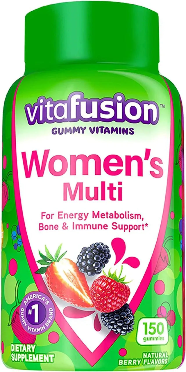 VITAFUSION - Vitafusion Women's Multivitamin Gummies 150 Gomitas - The Red Vitamin MX - Suplementos Alimenticios - {{ shop.shopifyCountryName }}