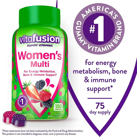 VITAFUSION - Vitafusion Women's Multivitamin Gummies 150 Gomitas - The Red Vitamin MX - Suplementos Alimenticios - {{ shop.shopifyCountryName }}