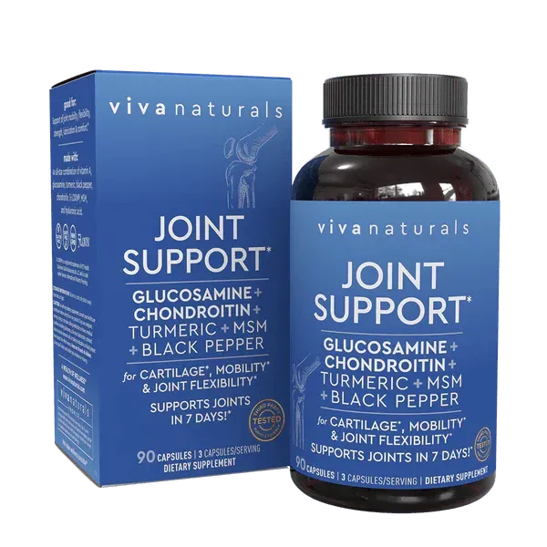 VIVA NATURALS - Viva Naturals Joint Support 90 Capsulas - The Red Vitamin MX - Suplementos Alimenticios - {{ shop.shopifyCountryName }}