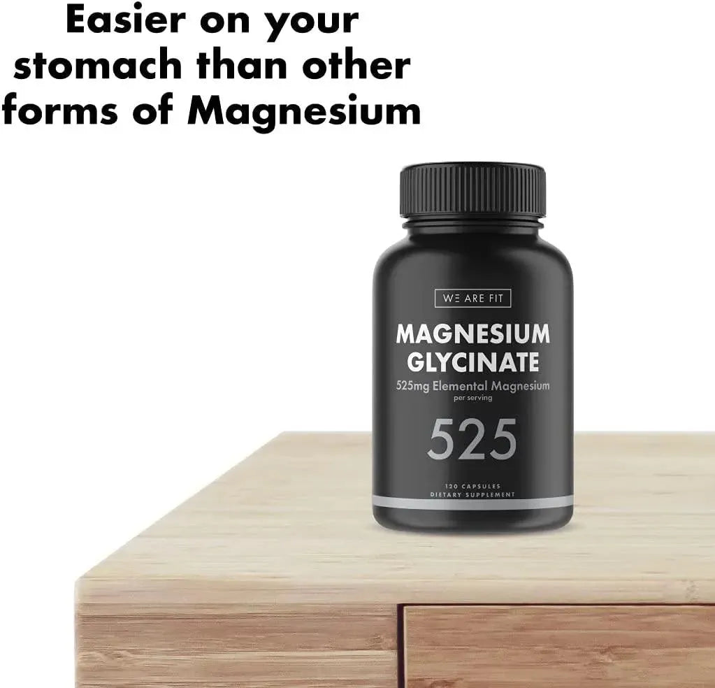 WE ARE FIT - We Are Fit Magnesium Glycinate 525Mg. 90 Capsulas - The Red Vitamin MX - Suplementos Alimenticios - {{ shop.shopifyCountryName }}