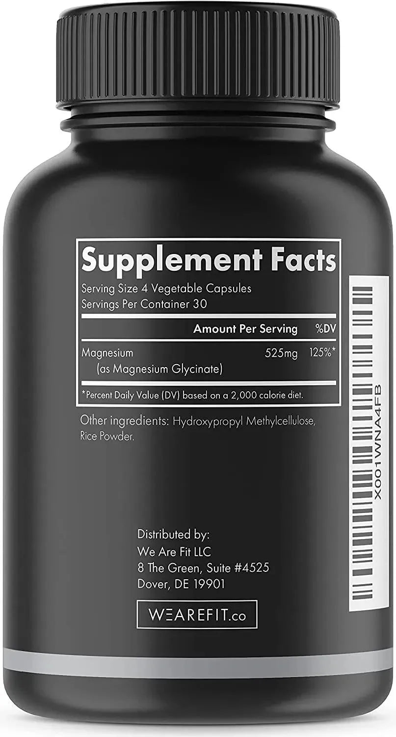 WE ARE FIT - We Are Fit Magnesium Glycinate 525Mg. 90 Capsulas - The Red Vitamin MX - Suplementos Alimenticios - {{ shop.shopifyCountryName }}