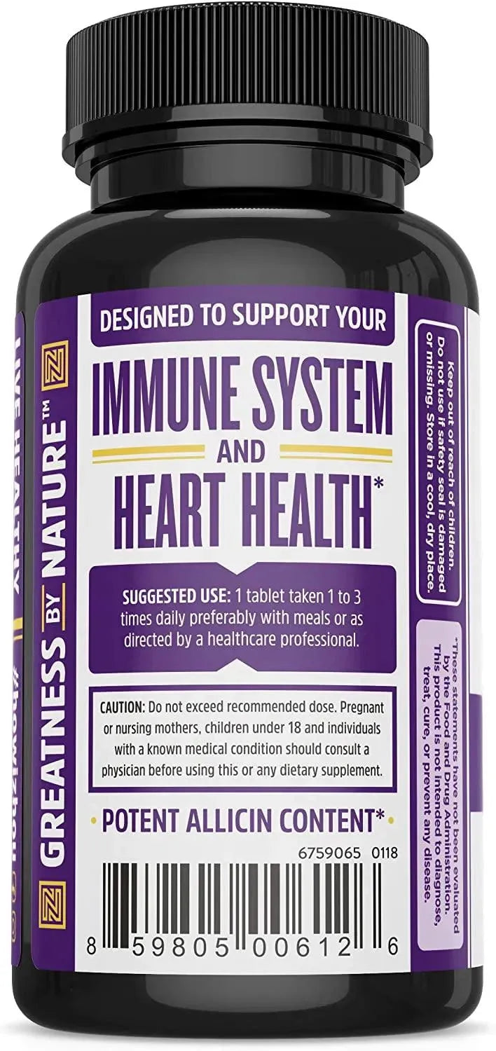 ZHOU - Zhou Extra Strength Garlic With Allicin 90 Tabletas - The Red Vitamin MX - Suplementos Alimenticios - {{ shop.shopifyCountryName }}