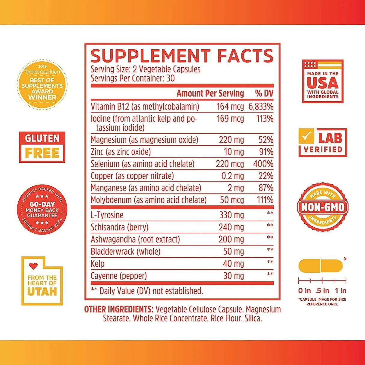 ZHOU - Zhou Thyroid Support Complex with Iodine 60 Capsulas - The Red Vitamin MX - Suplementos Alimenticios - {{ shop.shopifyCountryName }}