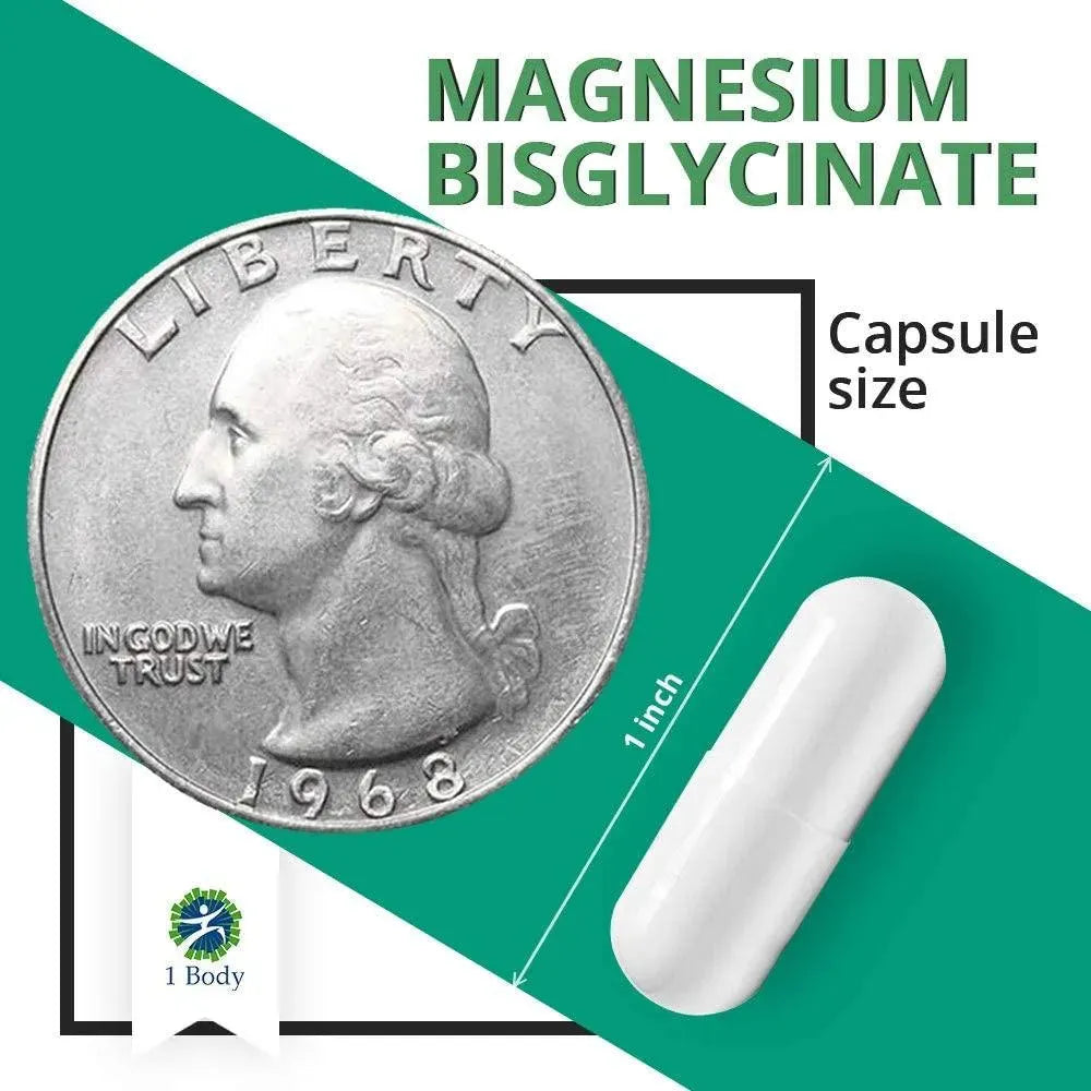 1 BODY - 1 Body Magnesium Bisglycinate Chelate 120 Mini Capsulas - The Red Vitamin MX - Suplementos Alimenticios - {{ shop.shopifyCountryName }}