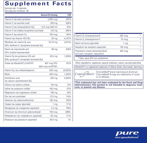 PURE ENCAPSULATIONS - Pure Encapsulations Nutrient 950 with Vitamin K Multivitamin Supplement 180 Capsulas - The Red Vitamin MX - Suplementos Alimenticios - {{ shop.shopifyCountryName }}