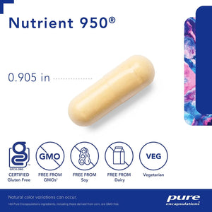 PURE ENCAPSULATIONS - Pure Encapsulations Nutrient 950 Multivitamin Supplement 180 Capsulas - The Red Vitamin MX - Suplementos Alimenticios - {{ shop.shopifyCountryName }}