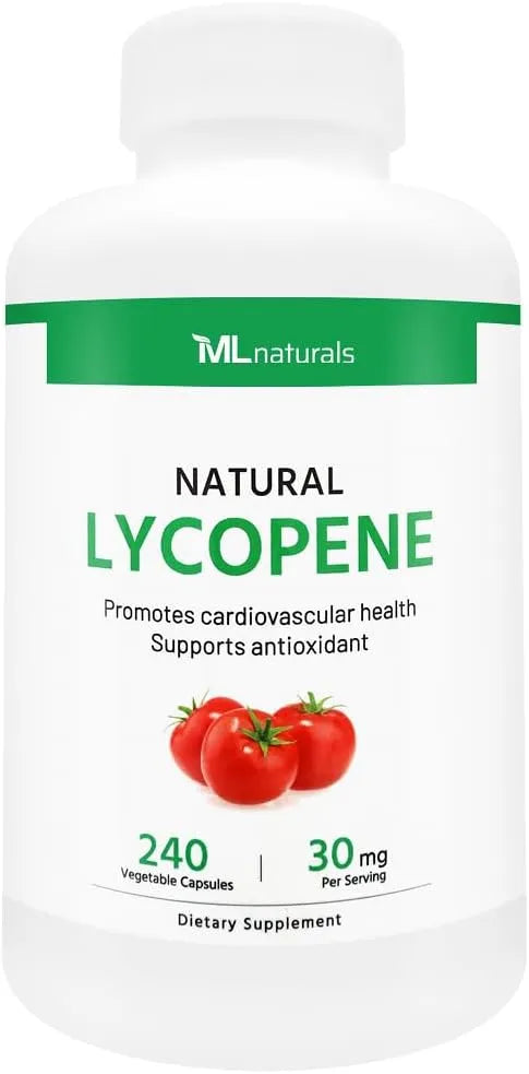 ML NATURALS - ML Naturals Natural Lycopene 30Mg. 240 Capsulas - The Red Vitamin MX - Suplementos Alimenticios - {{ shop.shopifyCountryName }}