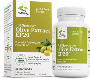 TERRY NATURALLY - Terry Naturally Olive Extract EP20 60 Capsulas - The Red Vitamin MX - Suplementos Alimenticios - {{ shop.shopifyCountryName }}