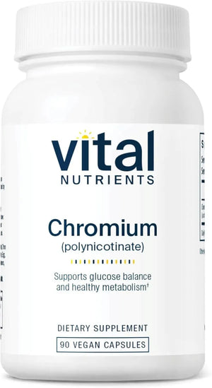 VITAL NUTRIENTS - Vital Nutrients Chromium Polynicotinate 200mcg 90 Capsulas - The Red Vitamin MX - Suplementos Alimenticios - {{ shop.shopifyCountryName }}