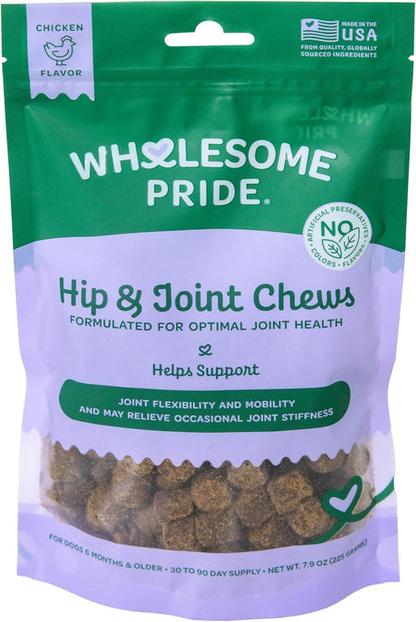 WHOLESOME PRIDE - Wholesome Pride Hip & Joint Supplement for Dogs 90 Masticables - The Red Vitamin MX - Cuidado De Cadera Y Articulaciones Para Perros - {{ shop.shopifyCountryName }}