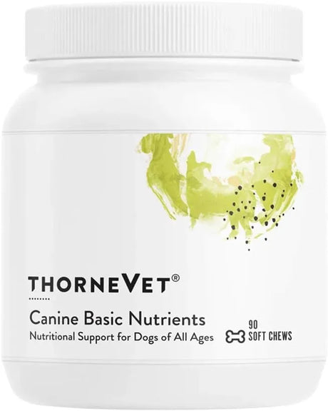 THORNEVET - ThorneVET Canine Basic Nutrients Multivitamin Support for Dogs 90 Masticables - The Red Vitamin MX - Multivitamínicos Para Perros - {{ shop.shopifyCountryName }}