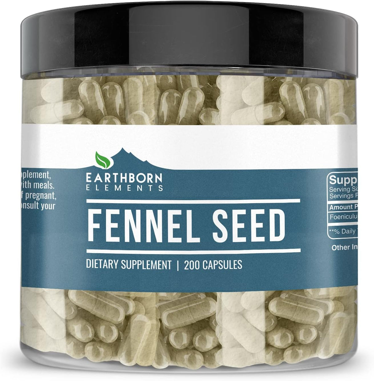 EARTHBORN ELEMENTS - Earthborn Elements Fennel Seed 200 Capsulas - The Red Vitamin MX - Suplementos Alimenticios - {{ shop.shopifyCountryName }}