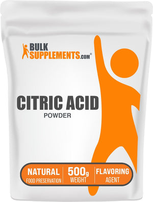 Bulk Supplements Citric Acid Powder 500Gr.