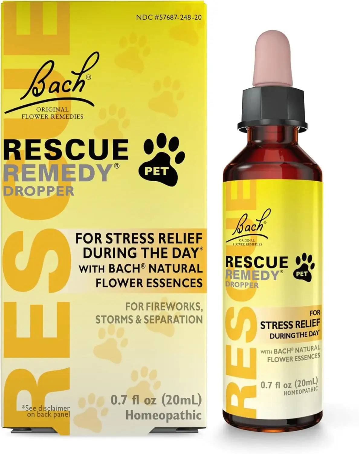 BACH - Bach RESCUE REMEDY PET Dropper Natural Stress Relief 20Ml. - The Red Vitamin MX - Relajantes Para Perros - {{ shop.shopifyCountryName }}