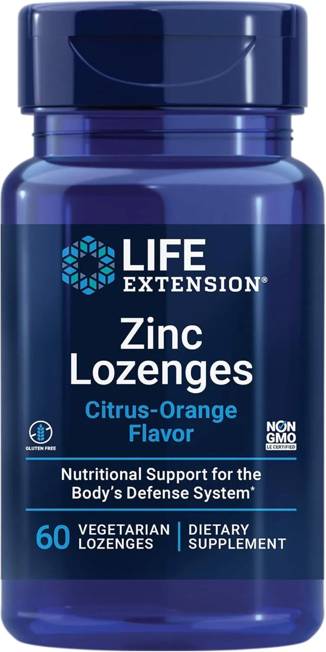 LIFE EXTENSION - Life Extension Zinc Lozenges 60 Tabletas - The Red Vitamin MX - Suplementos Alimenticios - {{ shop.shopifyCountryName }}