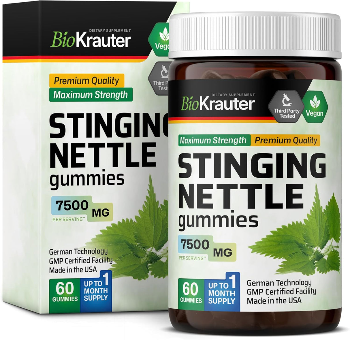 BIOKRAUTER - BIO KRAUTER Stinging Nettle Gummies 7500Mg. 60 Gomitas - The Red Vitamin MX - Suplementos Alimenticios - {{ shop.shopifyCountryName }}