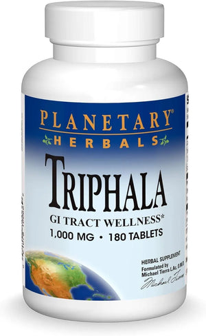 PLANETARY HERBALS - Planetary Herbals Triphala Internal Cleanser 1000Mg. 180 Tabletas - The Red Vitamin MX - Suplementos Alimenticios - {{ shop.shopifyCountryName }}