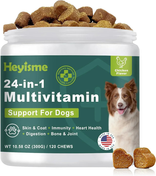 HEYISME - HEYISME Dog Multivitamin 120 Masticables - The Red Vitamin MX - Multivitamínicos Para Perros - {{ shop.shopifyCountryName }}