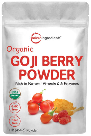 MICRO INGREDIENTS - Micro Ingredients Organic Goji Powder 454Gr. - The Red Vitamin MX - Suplementos Alimenticios - {{ shop.shopifyCountryName }}