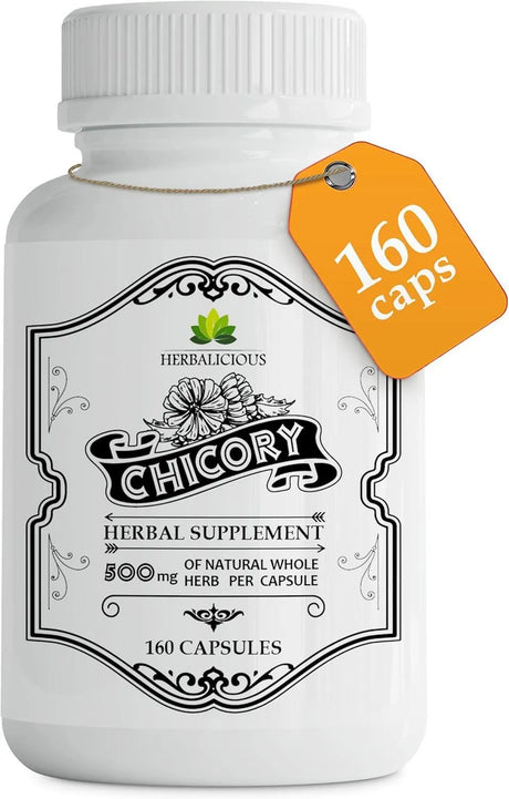 HERBALICIOUS - HERBALICIOUS Chicory Root 160 Capsulas - The Red Vitamin MX - Suplementos Alimenticios - {{ shop.shopifyCountryName }}