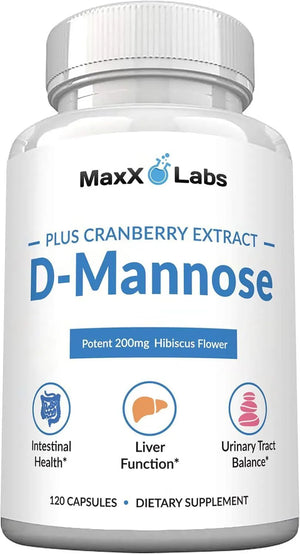 MAXX LABS - MaxX Labs D-Mannose Advanced Bladder Control 120 Capsulas - The Red Vitamin MX - Suplementos Alimenticios - {{ shop.shopifyCountryName }}