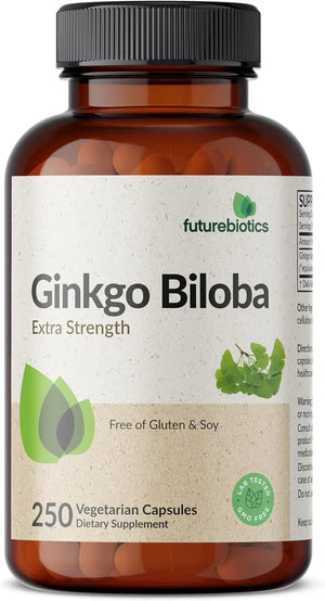 FUTUREBIOTICS - Futurebiotics Ginkgo Biloba 500Mg. 250 Capsulas - The Red Vitamin MX - Suplementos Alimenticios - {{ shop.shopifyCountryName }}