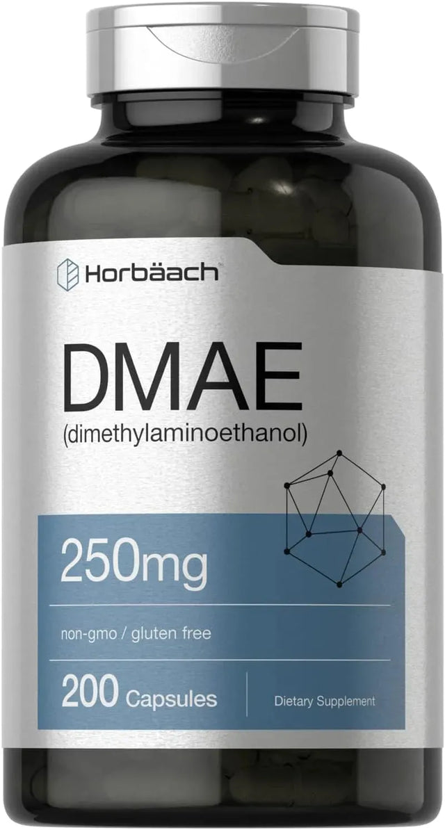 HORBAACH - Horbaach DMAE Supplement 250Mg. 200 Capsulas - The Red Vitamin MX - Suplementos Alimenticios - {{ shop.shopifyCountryName }}