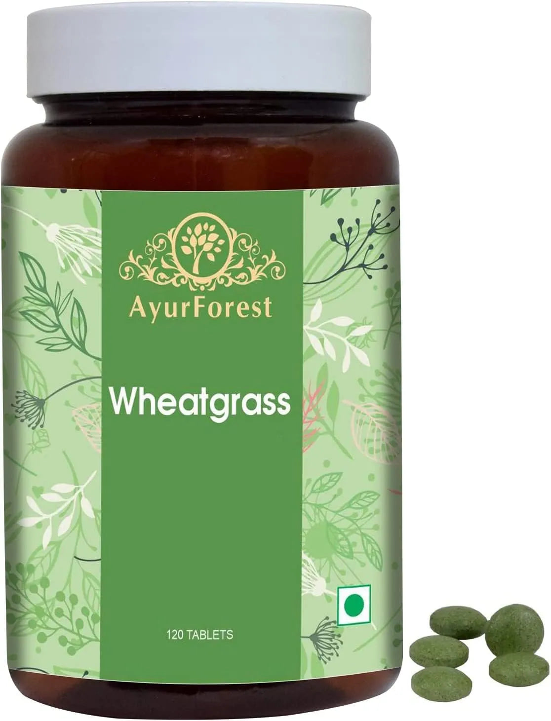 AYURFOREST - AYURFOREST Wheatgrass 500Mg. 120 Tabletas - The Red Vitamin MX - Suplementos Alimenticios - {{ shop.shopifyCountryName }}
