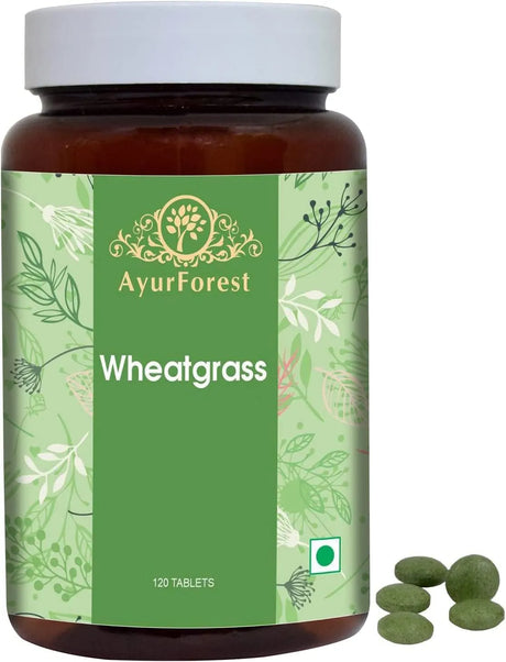 AYURFOREST - AYURFOREST Wheatgrass 500Mg. 120 Tabletas - The Red Vitamin MX - Suplementos Alimenticios - {{ shop.shopifyCountryName }}
