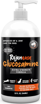 FINEST FOR PETS - Finest For Pets Rejenease Liquid Glucosamine for Dogs 32 Fl.Oz. - The Red Vitamin MX - Cuidado De Cadera Y Articulaciones Para Perros - {{ shop.shopifyCountryName }}