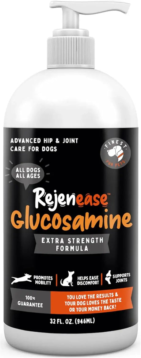 FINEST FOR PETS - Finest For Pets Rejenease Liquid Glucosamine for Dogs 32 Fl.Oz. - The Red Vitamin MX - Cuidado De Cadera Y Articulaciones Para Perros - {{ shop.shopifyCountryName }}