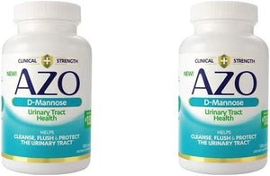 AZO - AZO D Mannose Urinary Tract Health 120 Capsulas 2 Pack - The Red Vitamin MX - Suplementos Alimenticios - {{ shop.shopifyCountryName }}