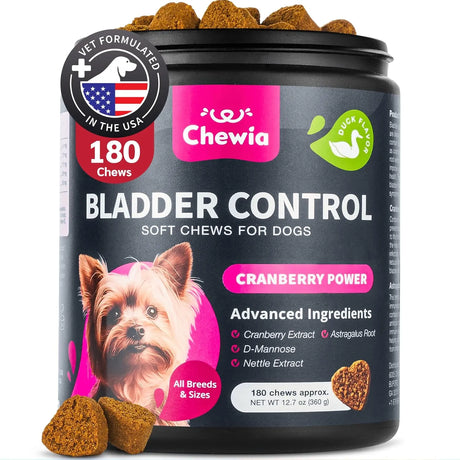 CHEWIA - CHEWIA Dog UTI Treatment 180 Masticables - The Red Vitamin MX - Salud De Tracto Urinario Para Perros - {{ shop.shopifyCountryName }}