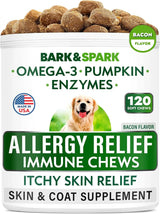 BARK&SPARK - BARK&SPARK Dog Allergy Relief Chews Bacon 120 Masticables - The Red Vitamin MX - Remedios Para La Picazón De Perros - {{ shop.shopifyCountryName }}